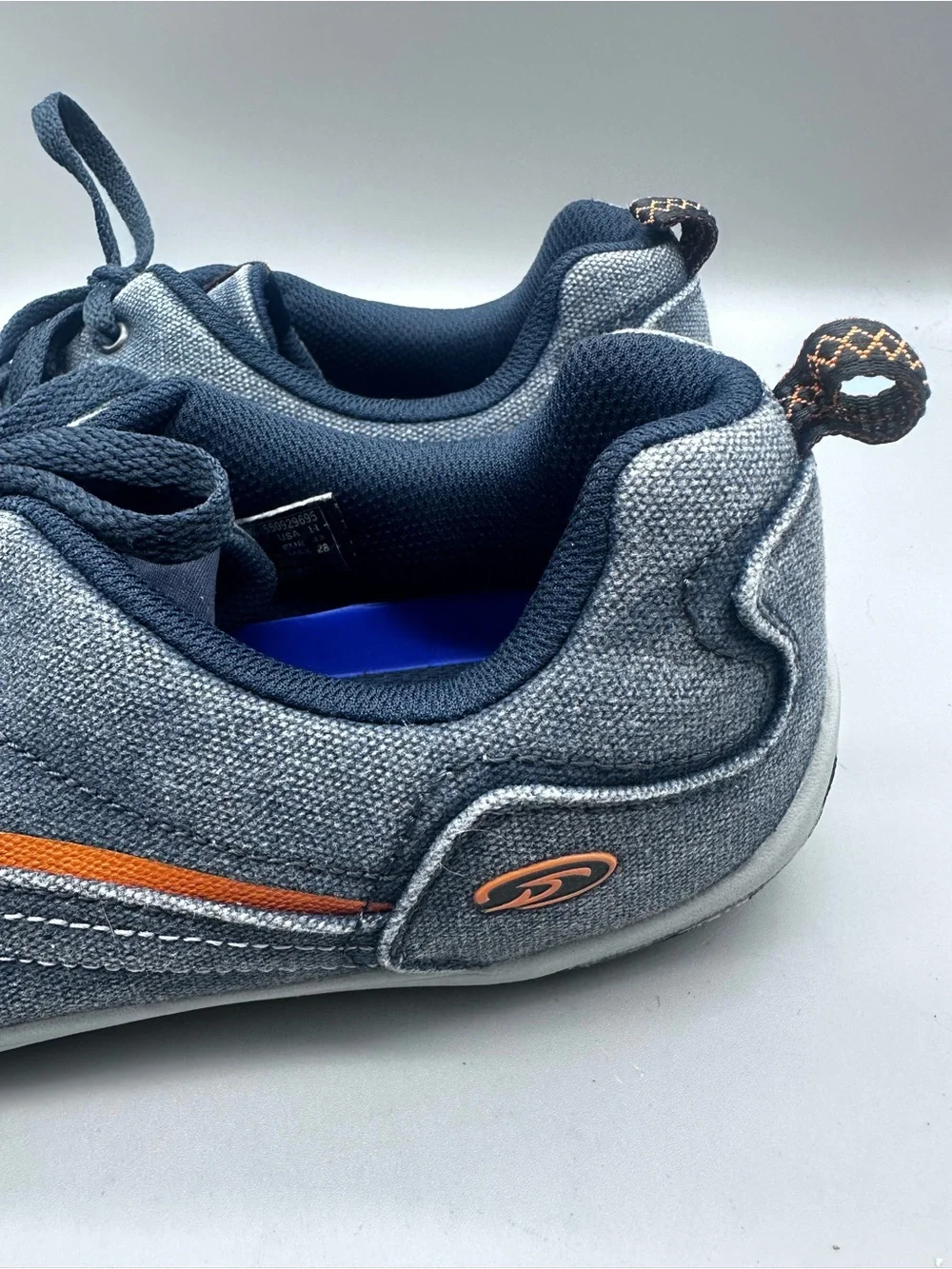 Dr. Scholl's Men's Navy and Orange Casual Sneakers